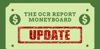 The OCR Report Moneyboard Update